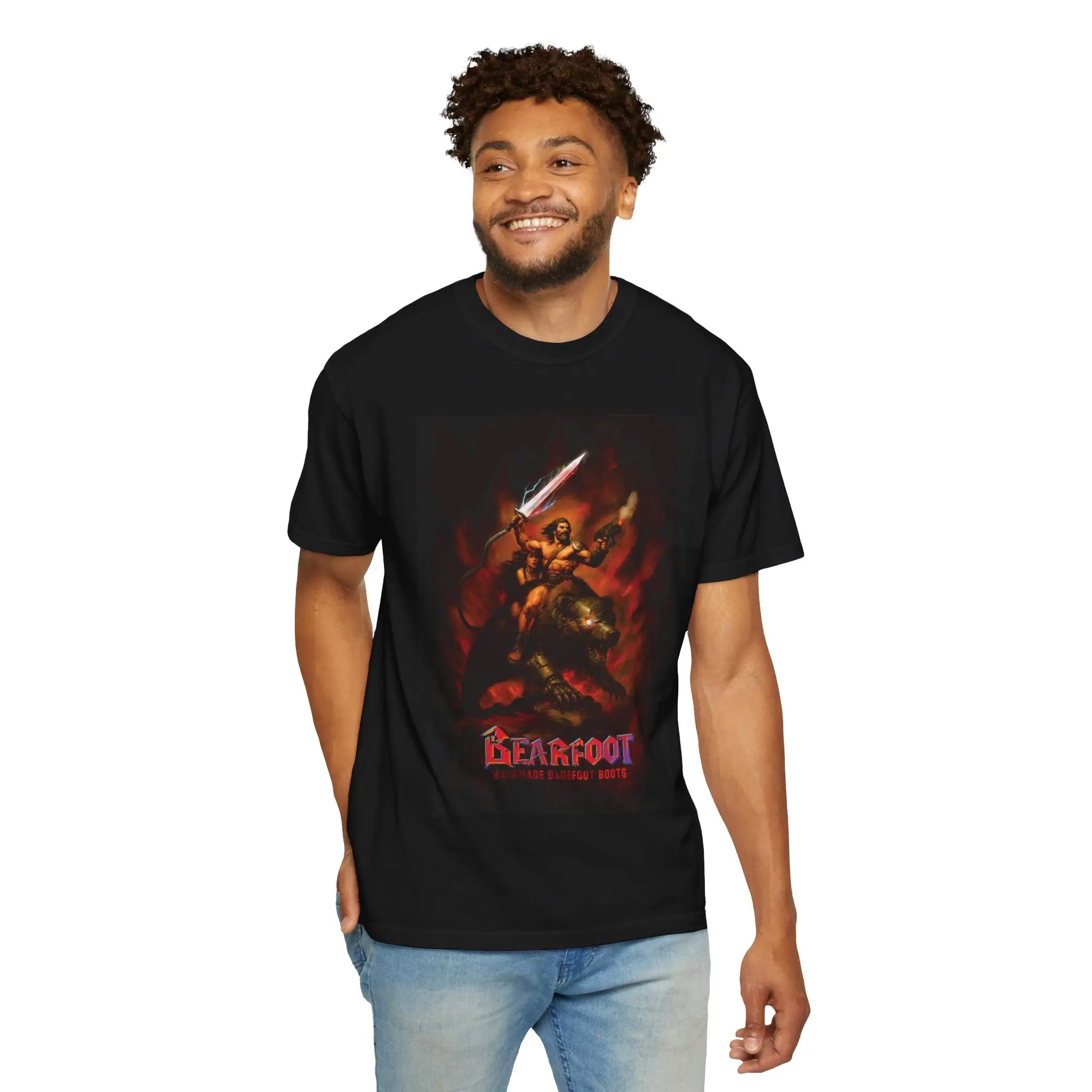BarBEARian Graphic Tee - Image 4