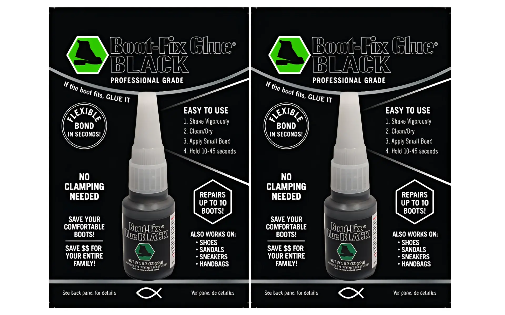Boot-Fix & Shoe-Fix Glue (2-pack) - Image 7