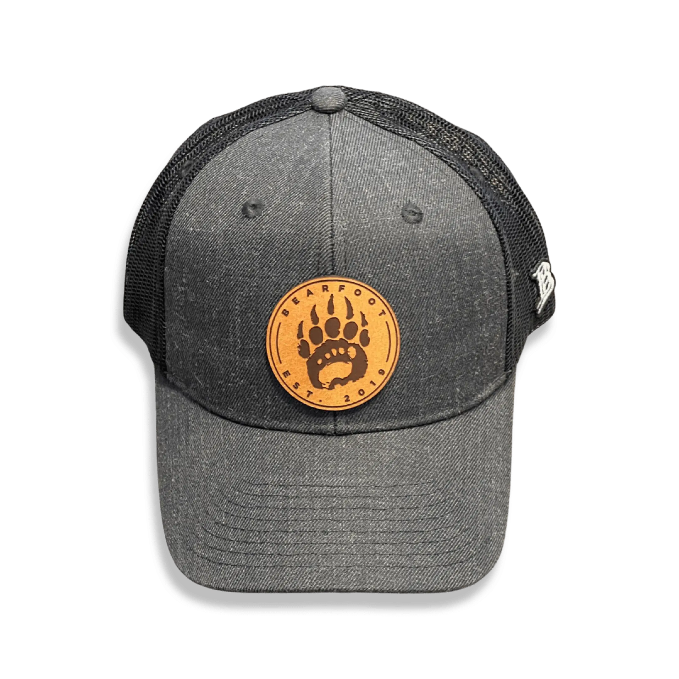 Leather Patch Trucker Hat