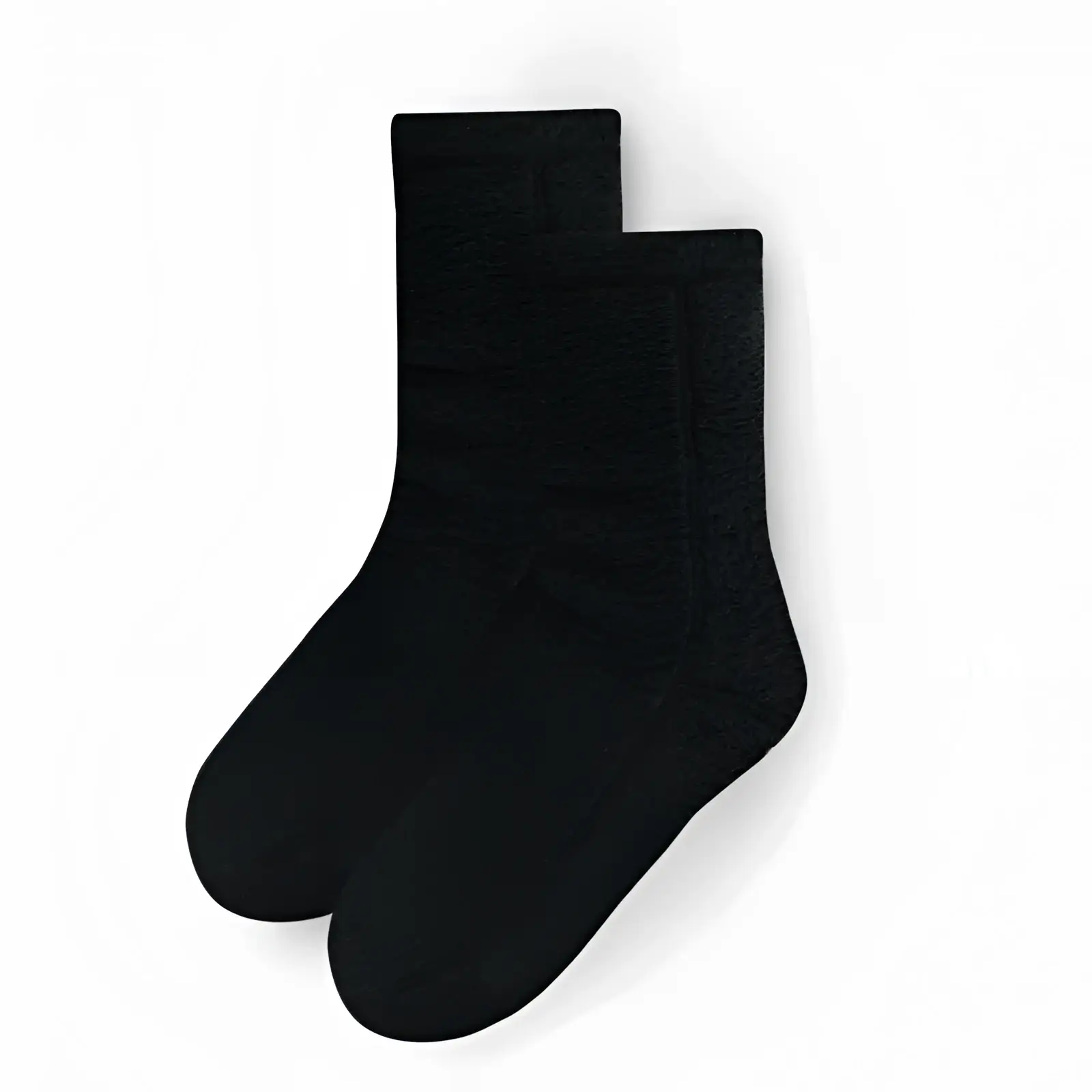 Polar Feet SUPER STRETCHY Fleece Socks - Black - Image 3